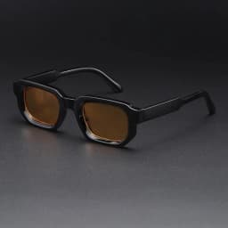 New Men Vintage Rectangle Frame Sunglasses Fashion Women Sun Glasses Luxury Brand Design Goggles UV400 Shades Eyewear