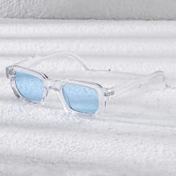 New Men Vintage Rectangle Frame Sunglasses Fashion Women Sun Glasses Luxury Brand Design Goggles UV400 Shades Eyewear