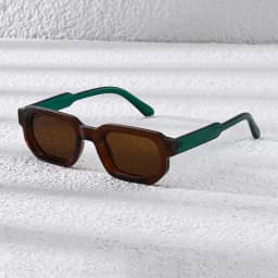 New Men Vintage Rectangle Frame Sunglasses Fashion Women Sun Glasses Luxury Brand Design Goggles UV400 Shades Eyewear