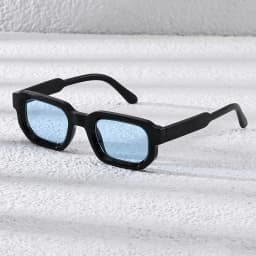 New Men Vintage Rectangle Frame Sunglasses Fashion Women Sun Glasses Luxury Brand Design Goggles UV400 Shades Eyewear