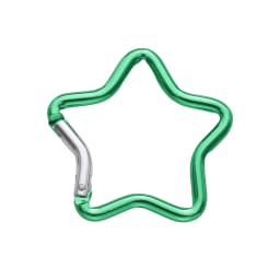 1pcs Carabiner Rock Aluminum Mountain Buckle Star/Heart/D/Bone Shape Locking Clasp Keychain Multifunction Tools Jewelry Findings