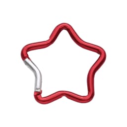 1pcs Carabiner Rock Aluminum Mountain Buckle Star/Heart/D/Bone Shape Locking Clasp Keychain Multifunction Tools Jewelry Findings