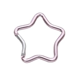 1pcs Carabiner Rock Aluminum Mountain Buckle Star/Heart/D/Bone Shape Locking Clasp Keychain Multifunction Tools Jewelry Findings