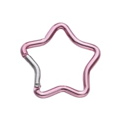 1pcs Carabiner Rock Aluminum Mountain Buckle Star/Heart/D/Bone Shape Locking Clasp Keychain Multifunction Tools Jewelry Findings