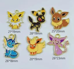 10Pcs Cartoon anime Charm Enamel Pendant for Jewelry Making Cute Earring Necklace Accessories Diy Supplies