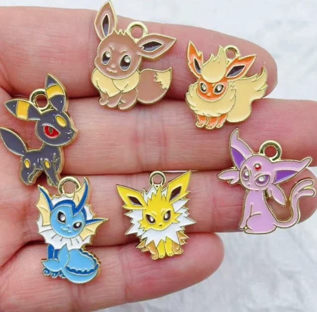10Pcs Cartoon anime Charm Enamel Pendant for Jewelry Making Cute Earring Necklace Accessories Diy Supplies