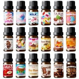 24 Type Delicious Fragrance Oils Gourmet Fragrance Oils Long-Lasting For Diffusers/Candles Making Warm Scent Gifts For Women
