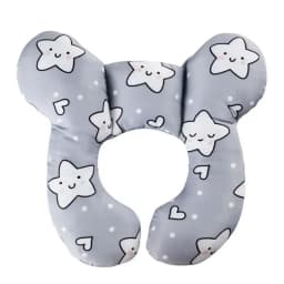 Baby Travel Pillow for Head and Neck, Upgraded Baby Support Pillow, Baby Neck Pillows for Car Seat,Pushchair,Travel