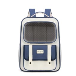 Moorpet Transparent Cat Backpack, All‑Season Breathable Pet Carrier, Portable Dual‑Use Shoulder & Hand Bag for Cats & Small Dogs