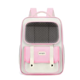 Moorpet Transparent Cat Backpack, All‑Season Breathable Pet Carrier, Portable Dual‑Use Shoulder & Hand Bag for Cats & Small Dogs