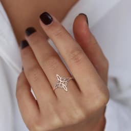 Skyrim Stainless Steel Witch Knot Ring Women Adjustable Open Finger Rings Witchcraft Amulet Protection Jewelry Gift Wholesale