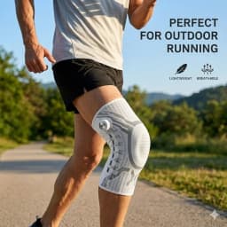 Ergonomic Joint Pain Relief Compression Knee Brace Patella Support Meniscus Sleeve Men Women Running Basketball Gym Workout Gear