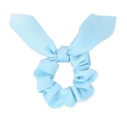 Chiffon Bowknot Silk Hair Scrunchies Women Rabbit Ear Ponytail Holder Hair Ties Hair Rope Rubber Bands Headwear Hair Accessories