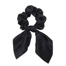 Women Silk Scrunchies Elastic Hair Ties Rabbit Ears Floral Leopard Print Hair Band Ponytail Hair Ropes Girls Accessories