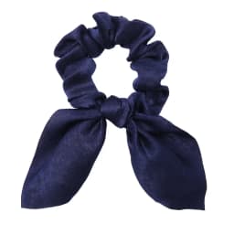 Women Silk Scrunchies Elastic Hair Ties Rabbit Ears Floral Leopard Print Hair Band Ponytail Hair Ropes Girls Accessories