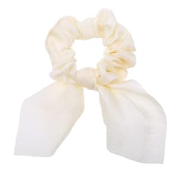 Women Silk Scrunchies Elastic Hair Ties Rabbit Ears Floral Leopard Print Hair Band Ponytail Hair Ropes Girls Accessories