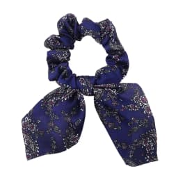 Women Silk Scrunchies Elastic Hair Ties Rabbit Ears Floral Leopard Print Hair Band Ponytail Hair Ropes Girls Accessories