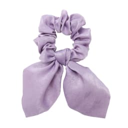 Women Silk Scrunchies Elastic Hair Ties Rabbit Ears Floral Leopard Print Hair Band Ponytail Hair Ropes Girls Accessories