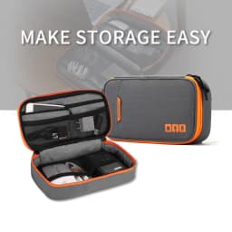 Travel Cable Organizer Bag Storage Pouch Carry Case Portable Waterproof Storage Bags for USB Charger Cable Cord and Electronics