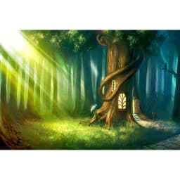 Dreamy Forest Fairy Tale Castle Wonderland Jungle Vinyl Background Baby Birthday Wedding Photography Backdrop Photo Studio Prop