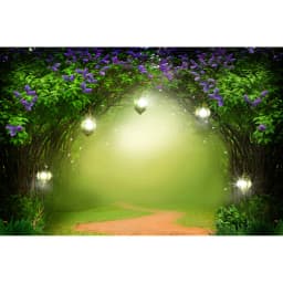 Dreamy Forest Fairy Tale Castle Wonderland Jungle Vinyl Background Baby Birthday Wedding Photography Backdrop Photo Studio Prop