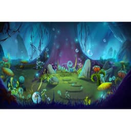 Dreamy Forest Fairy Tale Castle Wonderland Jungle Vinyl Background Baby Birthday Wedding Photography Backdrop Photo Studio Prop
