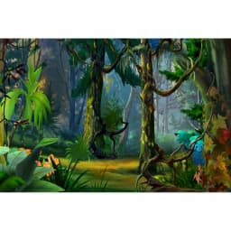 Dreamy Forest Fairy Tale Castle Wonderland Jungle Vinyl Background Baby Birthday Wedding Photography Backdrop Photo Studio Prop