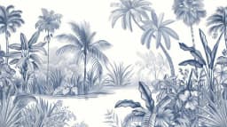 Custom Wallpaper European Southeast Asian Plants Children's Room Living Room Bedroom Background Wall Decoration Wallpaper Mural