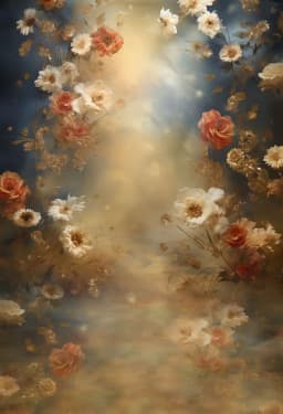 Mehofond Photography Background Oil Painting Flowers Abstract Texture Kids Birthday Adult Portrait Decor Backdrop Photo Studio