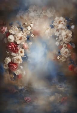 Mehofond Photography Background Oil Painting Flowers Abstract Texture Kids Birthday Adult Portrait Decor Backdrop Photo Studio