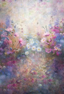 Mehofond Photography Background Oil Painting Flowers Abstract Texture Kids Birthday Adult Portrait Decor Backdrop Photo Studio