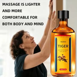 3.38 Ounces Tiger Joint Skin Moisturizing Care Oil, Specifically Designed for Joint Skin, Focusing on Daily Joint Skin Care, with a Refreshing Texture That Is Easily Absorbed and Non-Sticky, Can Moisturize the Skin, Suitable for All Skin Types, Can Be Used as a Core Step in Daily Body Care, for Basic Joint Skin Care, Meeting the Daily Needs of Joint Skin Care, Suitable for the Elderly and Fitness Enthusiasts