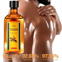 3.38 Ounces Tiger Joint Skin Moisturizing Care Oil, Specifically Designed for Joint Skin, Focusing on Daily Joint Skin Care, with a Refreshing Texture That Is Easily Absorbed and Non-Sticky, Can Moisturize the Skin, Suitable for All Skin Types, Can Be Used as a Core Step in Daily Body Care, for Basic Joint Skin Care, Meeting the Daily Needs of Joint Skin Care, Suitable for the Elderly and Fitness Enthusiasts