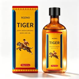 3.38 Ounces Tiger Joint Skin Moisturizing Care Oil, Specifically Designed for Joint Skin, Focusing on Daily Joint Skin Care, with a Refreshing Texture That Is Easily Absorbed and Non-Sticky, Can Moisturize the Skin, Suitable for All Skin Types, Can Be Used as a Core Step in Daily Body Care, for Basic Joint Skin Care, Meeting the Daily Needs of Joint Skin Care, Suitable for the Elderly and Fitness Enthusiasts