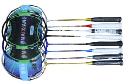 2 Pcs High-Elastic Carbon Fiber Bionic Elements Badminton Racket 28Lbs High-Quality Ultracore U10 Badminton Racquet