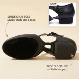 Genuine Leather Stretch Jazz Dance Shoes For Women T Strap Ballet Lyrical Dancing Shoe Teachers's Dance Sandals Excercise Shoe