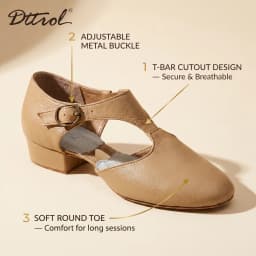 Genuine Leather Stretch Jazz Dance Shoes For Women T Strap Ballet Lyrical Dancing Shoe Teachers's Dance Sandals Excercise Shoe