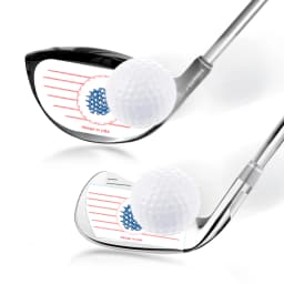 125/250P Golf Club Impact Tape Stickers Labels for Driver Woods Irons, Ball Hitting Recorder Training Aids for Swing Practice
