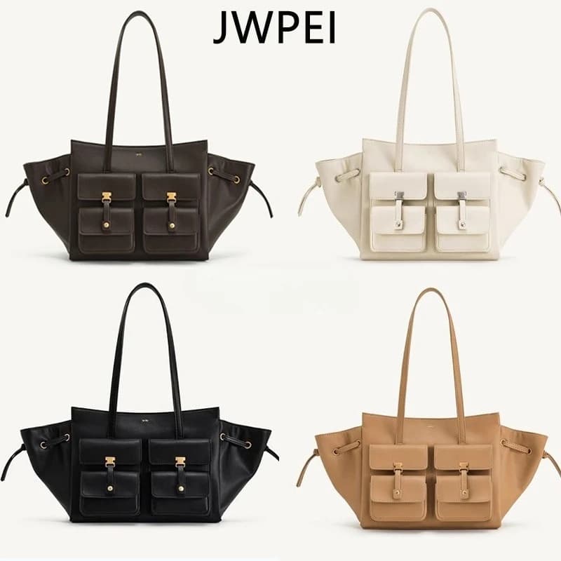 JW PEI Pocket Bag, Tote Bag for Women, Commuter Bag, Large Capacity, Niche Style, Shoulder Bag, Underarm Bag