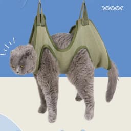 Cat Grooming Nail Cutting Anti Scratch Bite Fixed Bag Bath Trimming Restraint Bag Pet Beauty Hammock Hanging Pet Supplies Set