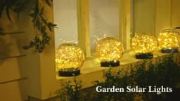 Solar Cracked Glass Ball Lights Outdoor, IP65 Waterproof Color Changing LED Garden Globe Decor for Pathway, Lawn, Patio and Yard