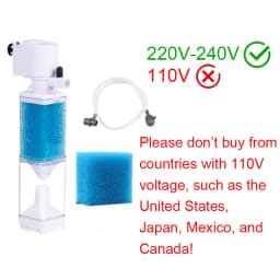 Aquarium Filter Pump Fish Tank Submersible Air Oxygen Aerator Internal Water Pump 220v Anti Backflow Water Pump Wave Maker 