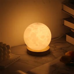 1PC Spherical Table Lamp LED Bedside Lamp Warm Bedroom Nightlight Simple Atmosphere Lamp