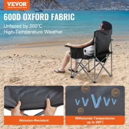 SucceBuy Outdoor Camping Chair 350lbs High Load Ultralight Folding Chair Portable Beach Hiking Picnic Travel Seat Fishing Tool