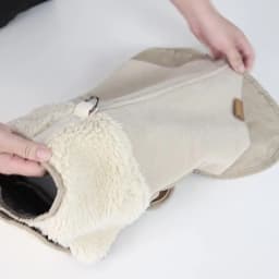 Winter Dog Clothes Warm Sherpa Suede Dog Coat for Small Medium Dog Classical Windproof Fleece Dog Jacket Puppy Chore Coat Outfit