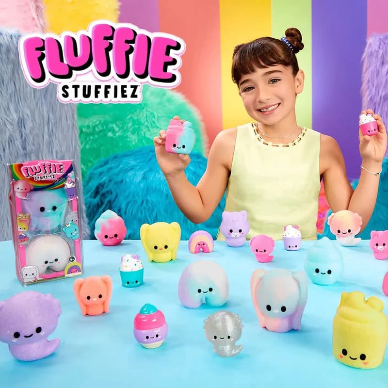 Fluffie Stuffiez Minis Plush Toy Squishy Mystery Box Tear Reveal Surprise Stress Relief Fidget Toy for Kids Birthday Gifts