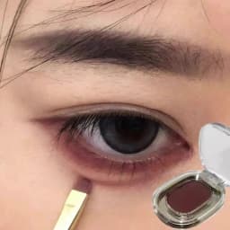 Red Brown Monochrome Eyeliner Eyeshadow Powder Palette Silky Matte Chocolate Lying Silkworm Eyeliner Waterproof Aegyo-sal Makeup