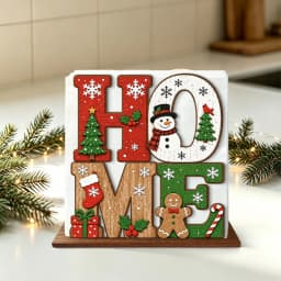 Santa Claus Wooden Napkin Holder Christmas Table Decor Desktop Tissue Storage Rack Xmas Party Dining Room Tabletop Decorations