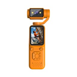 Lenovo New 4K HD Handheld Sports Camera Outdoor Gimbal Camera Travel Vlog Pocket Face Tracking Camera