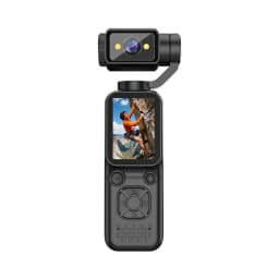 Lenovo New 4K HD Handheld Sports Camera Outdoor Gimbal Camera Travel Vlog Pocket Face Tracking Camera